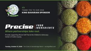 Precise Food Ingredients is the Wurst Golf Fest King Bavarian Sponsor for 2026
