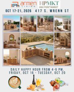 Notable new outdoor intros is Armen Living’s Solara Modular Kitchen Collection which includes a variety of outdoor furniture and cabinet pieces to create the perfect outdoor entertaining space at a price that people can afford.