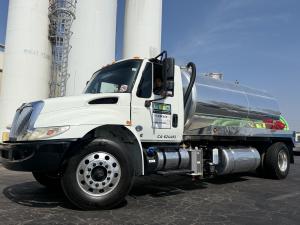 San Diego Grease Co. vehicle at a local grease recycling facility