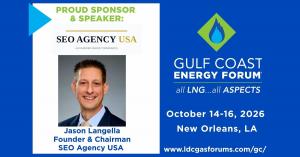 Jason Langella Founder and Chairman of SEO Agency USA proud sponsor and speaker at the Gulf Coast Energy Forum New Orleans October 14-16 2026