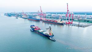 Operations at Long An International Port serve diverse cargo types, including containers, general cargo, bulk cargo, industrial machinery, equipment, and project cargo