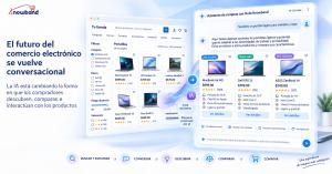 El futuro del comercio electrónico conversacional con inteligencia artificial para descubrir, comparar y comprar productos online