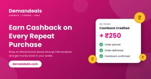 Earn Cashback through demandeals