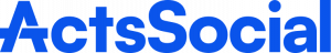 ActsSocial logo in blue lettering.