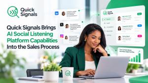 Quick Signals AI social listening platform identifying high-intent leads and buying signals