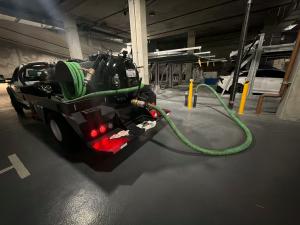 Riverside Grease Company service vehicle for commercial grease management services