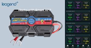 leagend battery-free supercap jump starter JS400 with smart APP