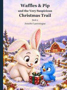 Waffles And Pip and the Very Suspicious Christmas Trail by Jennifer Lamontagne