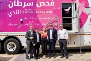 AES Employee Benefits Consulting and WSP came together to host the Pink Caravan mobile breast screening clinic, October 2026.