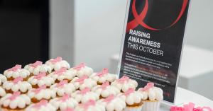 Bringing screening to the workplace: the AES and WSP Pink Caravan event made early detection quick and convenient for employees, October 2026.