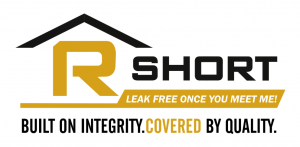 R. Short Roofing company logo
