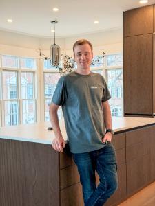 Valentin Prijilevschi, Founder of Raum Kitchens German Cabinetry Shot in Brooklyn