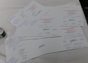 Image of signed greeting cards