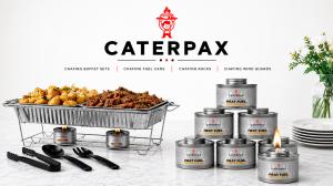Caterpax Premium Catering and Buffet Products - Disposable Chafing Buffet sets and Chafing fuel