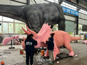 Yesdino - Animatronic Triceratops Under Workshop Production