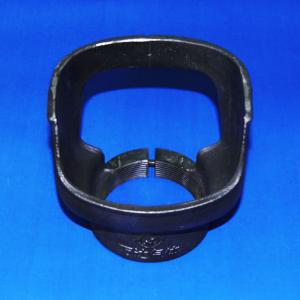 Black Open Access Industrial Gas Cylinder Valve Guard