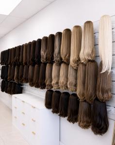 dorin wigs - wigs on display
