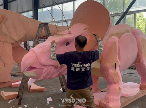 Yesdino - Triceratops Carving Process