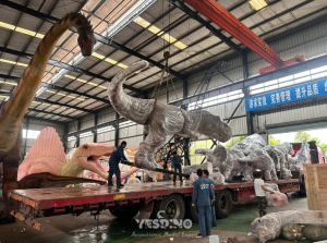 Yesdino - Loading Goods For Shipment In Workshop