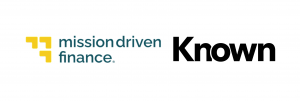 Mission Driven Finance and Known logos displayed side by side.