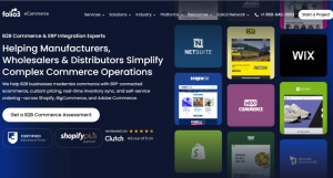 Folio3 eCommerce Sharpens Focus on B2B Enterprise Commerce and ERP Integration for Manufacturers and Distributors