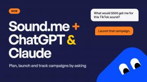 Sound.me plus ChatGPT and Claude: a creator campaign planned and launched by asking