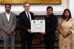 Sagar and LR certificate presentation