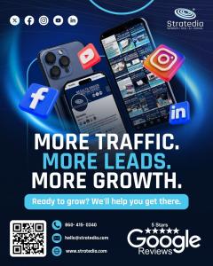 Whether you're looking for more traffic, more leads, or more customers, Stratedia helps businesses build a stronger online presence and achieve measurable results.
