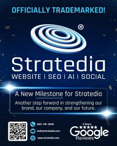 We’re proud to officially trademark the Stratedia brand. Another step forward in building something stronger for our clients, our team, and our future.