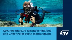 ST's high-accuracy two-in-one altitude and underwater depth sensor