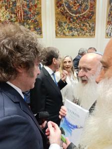 President Javier Milei & Rabbi Cherki