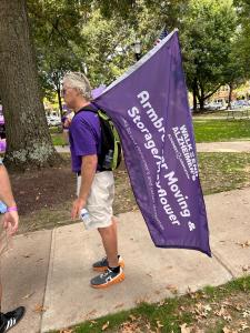 Armbruster Moving & Storage staff walking to support Alzheimer's research near Brunswick, Ohio