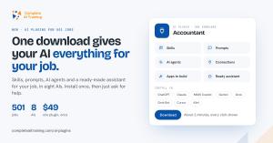 One download gives your AI everything for your job: AI plugins for 501 jobs