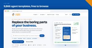 The homepage of completeaiagents.com