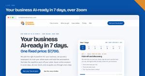 The homepage of completeaibusiness.com