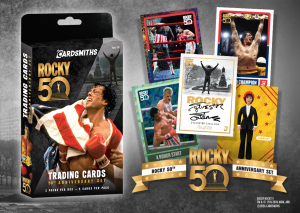Celebrate Rocky 50th Anniversary with official trading cards and on-card autographs
