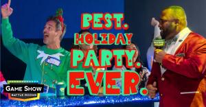 The 2026 holiday campaign at Game Show Battle Rooms Austin features private game show experiences for coworkers, friends, and families at The Domain in Austin, Texas.
