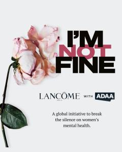 ADAA and Lancôme I'm Fine Logo