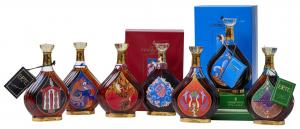 Decorative items will feature a collection of seven 20th century Courvoisier cognac bottles by the Russian artist Erte (1892-1990). Estimate: $4,000-$6,000