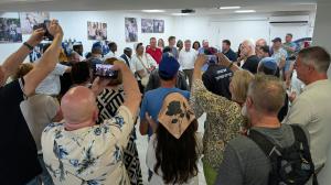 Gathering Inside the New Ibim Synagogue
