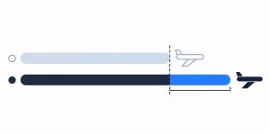 Minimalist Flight Progress Indicators