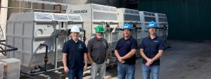 MC200 Miracell® RBC industrial wastewater treatment system at Kawartha Ethanol in Havelock, Ontario, Canada.