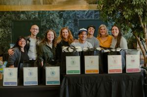 Vox Church volunteers serving at the event