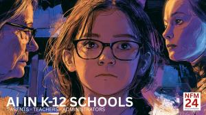 Illustration of AI in K-12 Schools Workshop sponsored by Mentorshop.com