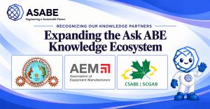 ASABE Knowledge Partners Banner