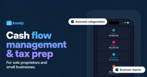 Koody for Business - Cash flow management and tax prep for businesses.