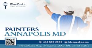 Professional painters in Annapolis MD refreshing interior and exterior spaces with quality paint finishes