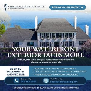 If exterior painting is already part of your 2027 plans, reserving early can give you a head start on both pricing and scheduling.