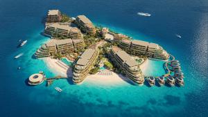 SAMANA COLLECTA news project in the World Islands - Aerial Photo