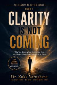 Front cover of Clarity Is Not Coming by Dr. Zakk Varughese